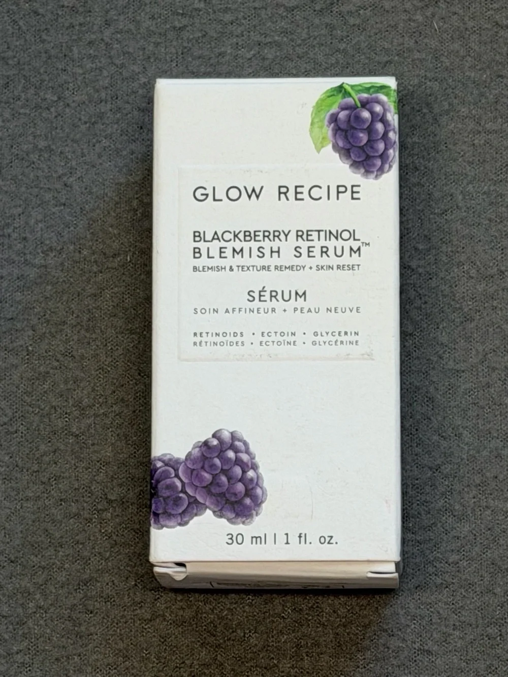 Glow Recipe Blackberry Retinol Blemish Serum - Purple Accents
